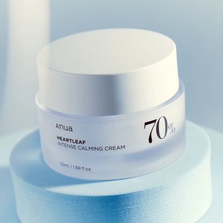 Anua - Heartleaf 70% Intense Calming Cream - Soothing Face Cream with Astragalus Extract - 50ml