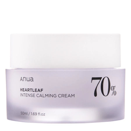 Anua - Heartleaf 70% Intense Calming Cream - Soothing Face Cream with Astragalus Extract - 50ml