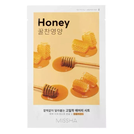 Missha - Airy Fit Sheet Mask - Honey Regenerative Sheet Mask - 19g